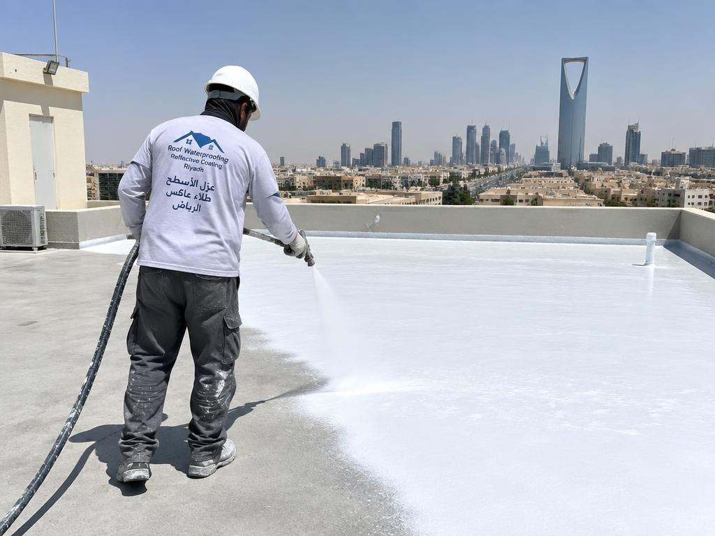 عزل سطح بطلاء عاكس